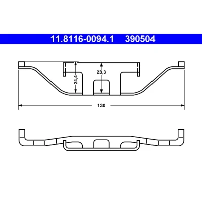 Imagen de ATE 11.8116 0094.1 Muelle, pinza de freno BMW: 3 Berlina