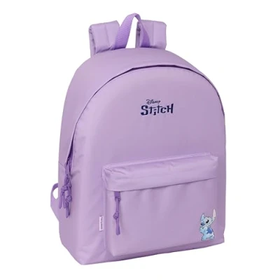 Imagen de STITCH SWEET Day Pack Infantil, Mochila Calidad y Máxima Resistencia, Cómoda Versátil, 33x15x42 cm, Color Azul/lila