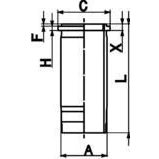 Imagen de Camisa de cilindro KOLBENSCHMIDT 89899110