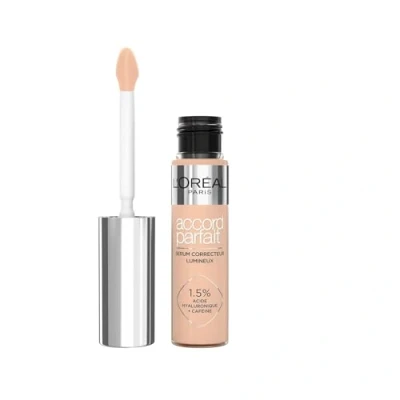 Imagen de L&#039;Oréal Paris Sérum Corrector Iluminador, Cobertura Media, Acabado Radiante, con 1,5% Ácido Hialurónico y Cafeína, True Match, Tono 7N, 10ml