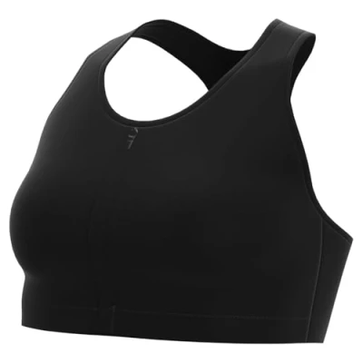 Imagen de Nike W NK DF SWSH Zip Front Bra Sports, Women&#039;s, Black/White, XS