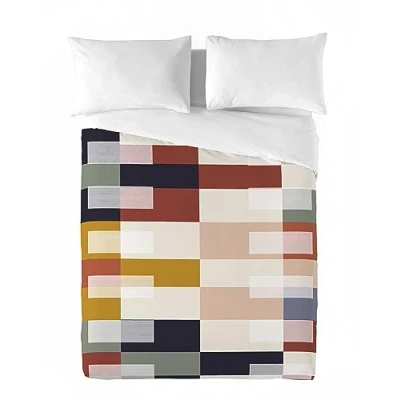 Imagen de NATURALS Funda Nordica Cama 150, 100% Algodón, Juego de para edredon 240x220 cm + 2 Fundas Almohada 45x90, ROZKO