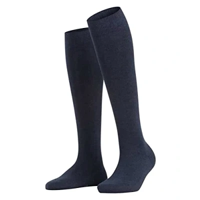 Imagen de FALKE Family W KH algodón sostenible largo unicolor 1 par, Calcetines largos Mujer, Azul (Navy Blue 6499) nuevo ecológico, 35 38