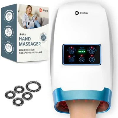 Imagen de LifePro masajeador de manos para artritis, túnel carpiano y articulaciones rígidas, manos, muñecas dedos con calor compresión, alivio del dolor artritis terapia