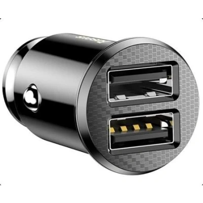 Imagen de Baseus CCALL ML01 Cargador de coche para móvil 2x USB negro