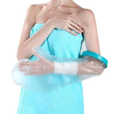 Imagen de Fasola Protector de Escayola Brazo Impermeable, Funda Adultos Para Dedo, Palma, Mano, Brazo, Muñeca, Mantener Seco al Ducharse o Bañarse