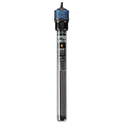 Imagen de Amtra Klima EVO Calentador automático para acuarios de hasta 100 litros, Ajustable 18 a 34 Grados, Probeta Cuarzo irrompible, con ventosas, Potencia W