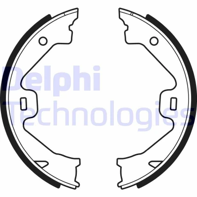Imagen de DELPHI LS1930 Zapatas de Freno Mano ROVER: 75