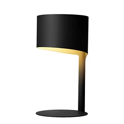 Imagen de Lucide KNULLE Lámpara de mesa Ø 15 cm 1xE14 Negro