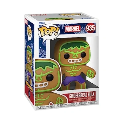 Imagen de Funko Pop! Marvel: Holiday Hulk Marvel Comics Cómics Figura de Vinilo Coleccionable Idea Regalo Mercancia Oficial Juguetes para Niños y Adultos Comic Books Fans