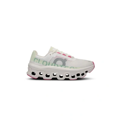 Imagen de On Cloudmonster Zapatillas de running neutras White lima, Mujer, Talla: 40, lima Zapatos