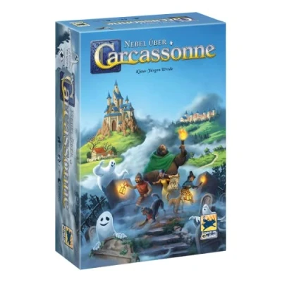 Imagen de Hans im Glück Nebel über Carcassonne Juego, Individual, Color Multicolor, Colorido, 3. Eigenständig (Asmodee HIGD0507)