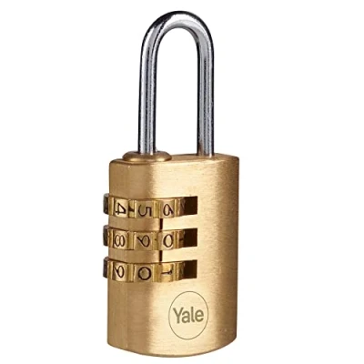 Imagen de Yale Y150B/22/120/1Candado de Seguridad Combinación Latonado 22 mm Y150B