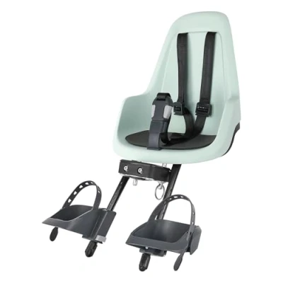 Imagen de BOBIKE 8012500003 Silla Delantera GO Mini para Bicicletas con Ruedas de 26 a 29 Apta niños Peso máximo 15kg Anclaje en el Tubo dirección Color Marshmallow Mint