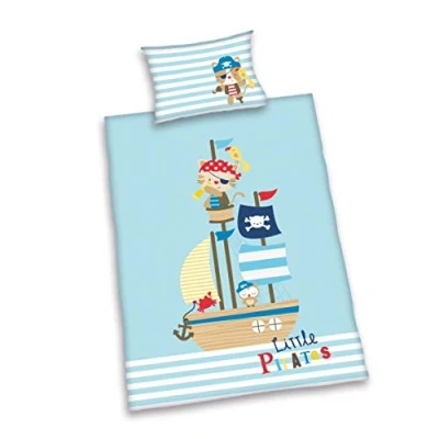 Imagen de Herding 249560063 Juego de Fundas para edredón, 100 cm x 135 cm, Color Multicolor