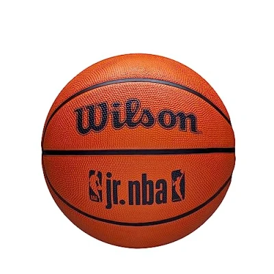 Imagen de Wilson Pelota de baloncesto, Jr. NBA DRV Plus, Exterior e interior, Tamaño: 6, Marrón