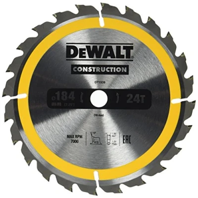 Imagen de DeWalt DT1939 QZ hoja de sierra circular Handkr. 184 / 16mm 24WZ