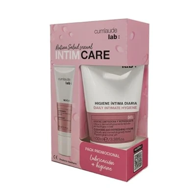 Imagen de Cumlaude Lab Mucus Gel Lubricante Vaginal 30ml + Higiene Intima Diaria 100 Ml