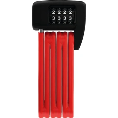 Imagen de ABUS Bordo Lite 6055C Cerradura plegable con código de combinación extra ligera acero especial nivel seguridad 7 60 cm rojo