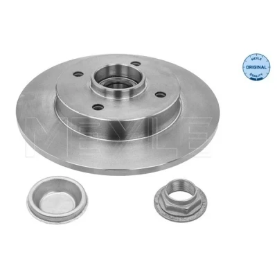 Imagen de MEYLE 11 15 523 4102 Disco de freno Eje trasero 249 9 4 108 macizo con cojinete rueda incorporado, anillo sensor ABS PEUGEOT: 207 Hatchback