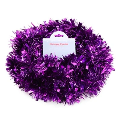 Imagen de Christmas Concepts® 2 metros de oropel Navidad (morado)