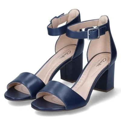 Imagen de Clarks Deva Mae, Bomba Mujer, Azul Marino (Navy Leather), 35.5 EU