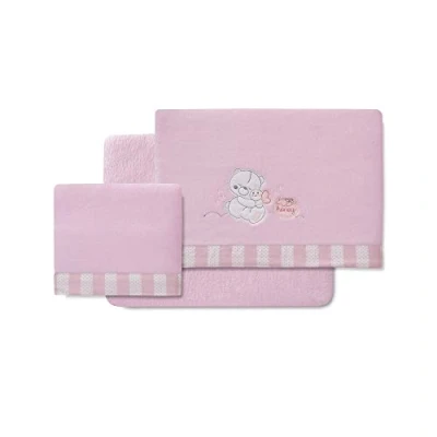 Imagen de Juego de Sabana Coralina para Cuna 60x120cm, Triptico Invierno bebé (Rosa)