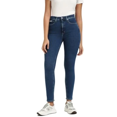 Imagen de Calvin Klein Vaqueros Mujer High Rise Skinny Fit, Azul (Denim Medium), 25W/30L