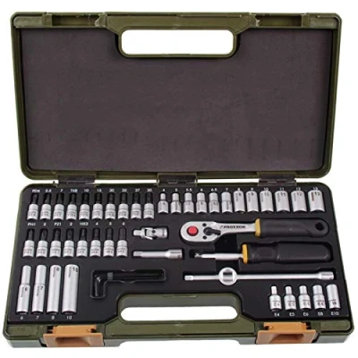 Imagen de PROXXON 23 280 2223280 Estuche Industrial 1/4&quot; pcs, Multicolor, 10.2 cm, Set de 50 Piezas