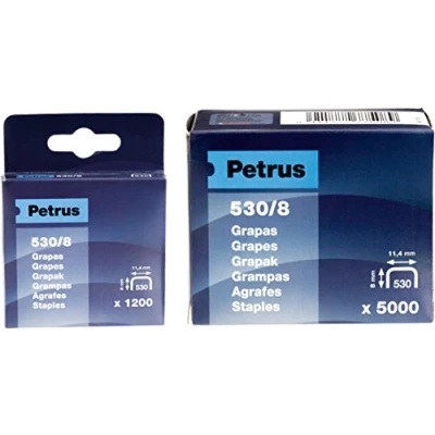 Imagen de Grapas petrus nº 530/8 caja de 1200 unidades