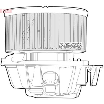 Imagen de DENSO DEA46001 Ventilador de Calefacción para vehíc. con volante a la izquierda sin resistencia NISSAN: MICRA 3