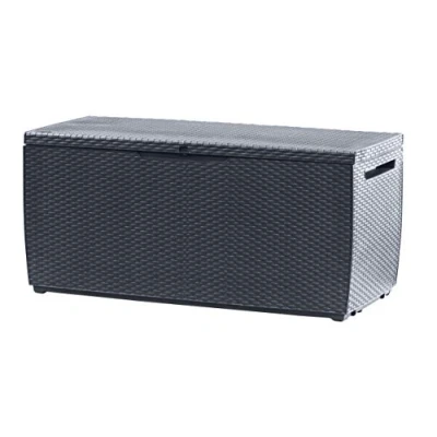 Imagen de Keter 17202586 Capri Cojín Caja, Gris, 123 x 53,5 57 cm