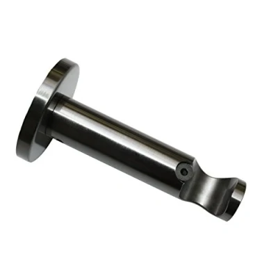 Imagen de GARDINIA Soporte de metal para barras cortinas, 1 vía, Abierto, Todas las piezas montaje incluidas, Serie Chicago, Diámetro 20 mm, Bronce