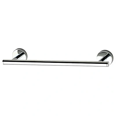 Imagen de Kibath Barra Toallas de diseño Med 30cm. Fabricado en Acero Inoxidable y Acabado Cromo Brillo. con Dos Opciones colocación, Adhesiva o Tornillos, 478423