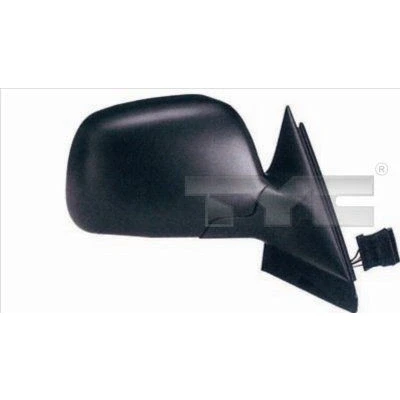 Imagen de espejo retrovisor Tyc 302 0009 derecha negro convexo, tintado en azul, calefactable, caja pequeña de espejo, para ajuste elect.