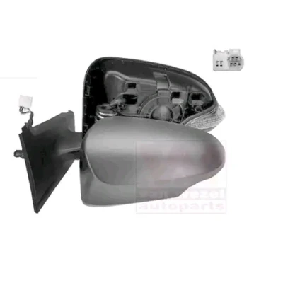 Imagen de espejo retrovisor Van Wezel 5437807 izquierda imprimado completo, convexo, para ajuste elect. espejo, calefactable TOYOTA: Yaris III Hatchback