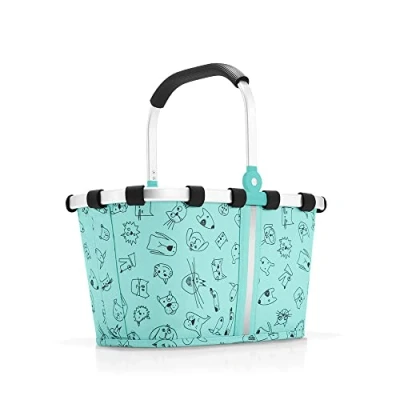 Imagen de Reisenthel CARRYBAG XS Kids Cats and Dogs Mint Bag, Polyester, 19.5 x 33.5 18 Centimeters