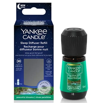 Imagen de Yankee Candle Peaceful Dreams Reed Refill Vela, Eucalipto, Sueños pacíficos, 14 ml (Pack of 1)