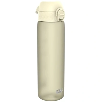 Imagen de Ion8 Botella Agua, 500ml, a Prueba de Fugas, Fácil Abrir, Cerradura Segura, Apta para Lavavajillas, Sin BPA, Asa Transporte, Limpiar, Neutro en Carbono, Blanco Cremoso