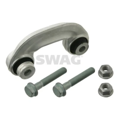 Imagen de SWAG 30 91 9704 Bieleta de suspensión Eje delantero, izquierda 90 con tuerca, juego tornillos Aluminio VOLKSWAGEN: Passat B5 GP Berlina