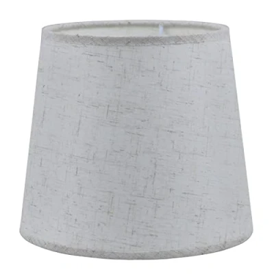 Imagen de Sinta Pantalla de Lámpara Moderna Tela Coolie Relajación E14 / e27 Pared Vertical Pequeña Mesa,Vela,Ø7.5&quot;/19cm Linen