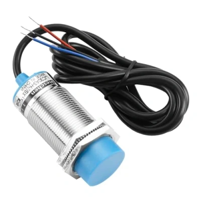 Imagen de Heschen M30 sensor de proximidad capacitiva Interruptor, tipo no escudo, LJC30A3 H Z/BX, Detección 1 15mm, 10 30VDC 200mA, NPN Normalmente abierto (NO), 3 cables