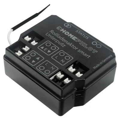 Imagen de HOMEPILOT Actuador empotrado para persianas smart Solución de actualización inalámbrica persianas, estores y toldos Permite el control manual ajustes a través la aplicación.