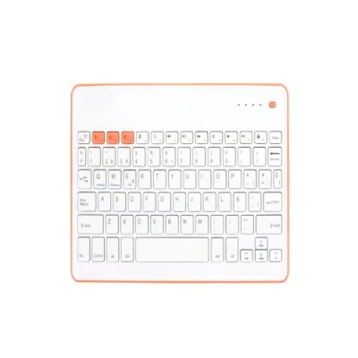 Imagen de Teclado Bluetooth Silverht Wireless Kb Blanco Melocotón