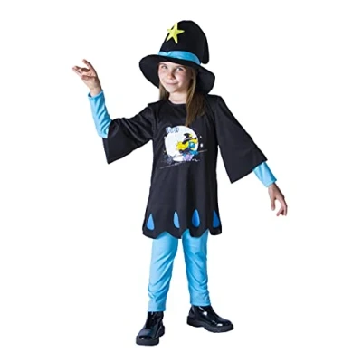 Imagen de Ciao Pitufina Brujita Halloween Special Edition disfraz niña original Pitufos (Talla 4 5 años) con sombrero