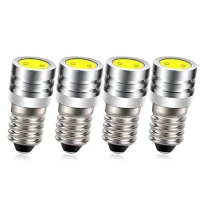 Imagen de Ruiandsion Bombillas LED 3 V E10 superbrillantes para linterna, 4 unidades