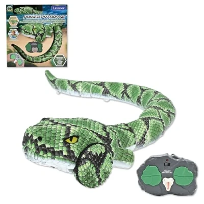 Imagen de Lexibook, Power Python RC, Serpiente pitón radiocontrolada, Se desplaza por el Suelo y en Agua a 5 km/h, Modos terrestre acuático, Impermeable, Extensible hasta 75 cm, Verde, SNAKE01
