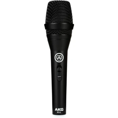 Imagen de AKG P2 Micrófono dinámico de alto rendimiento para instrumentos bajos, negro