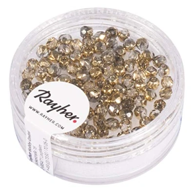 Imagen de Rayher Cuentas de Cristal Pulido 3 mm diámetro 14202616