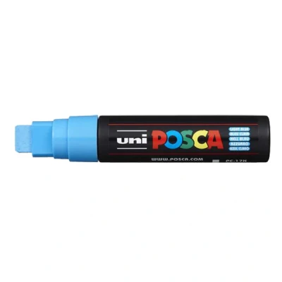 Imagen de POSCA PC 17K rotulador azul claro (15 mm recto)